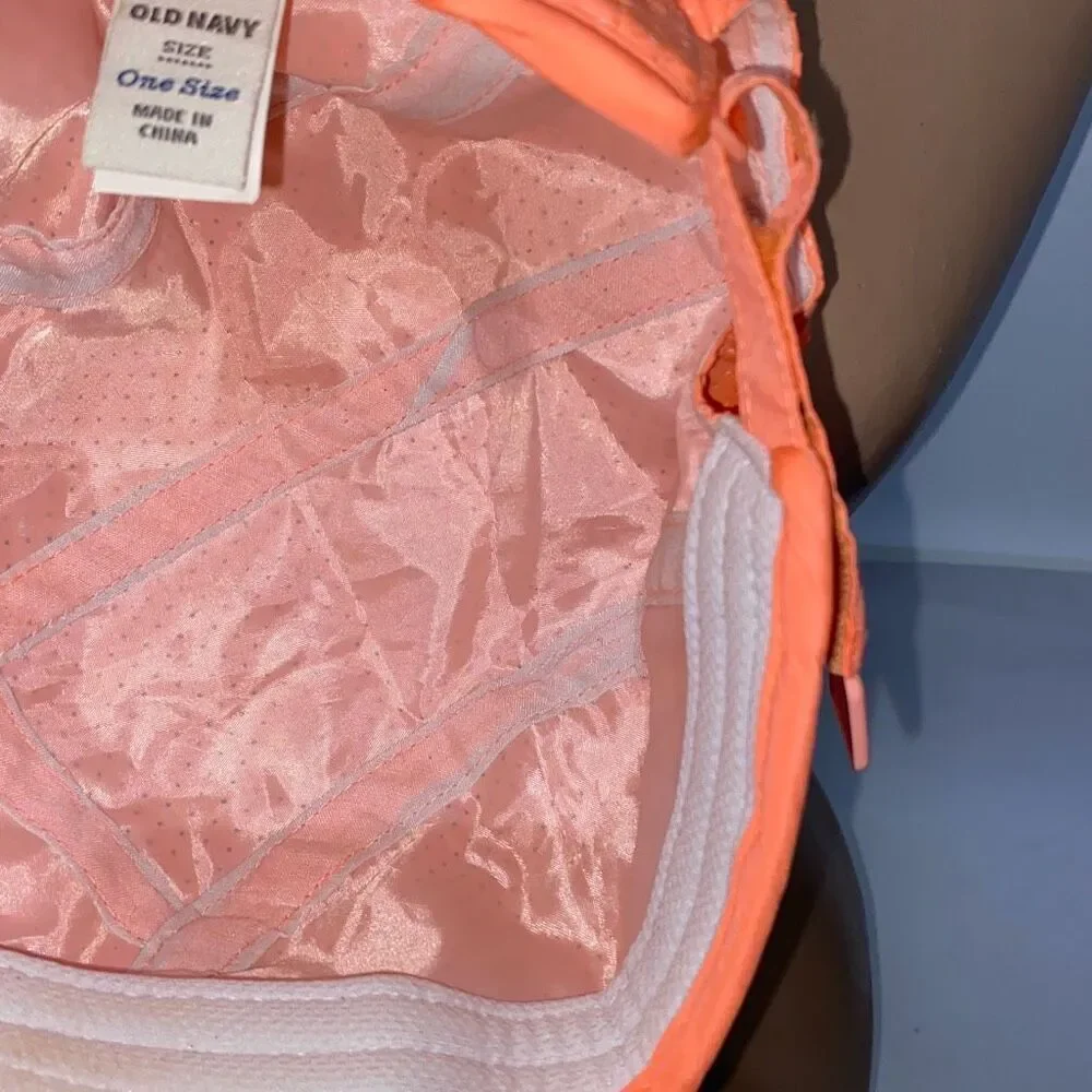 Old Navy Women's Orange Moisture-Wicking Run Baseball‎ Cap One Size